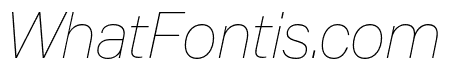 Mazin DEMO Thin Italic
