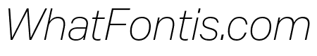 Mazin DEMO ExtraLight Italic