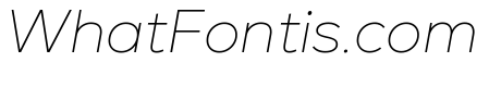 Nexa-Trial Thin Italic