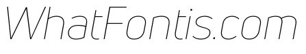 Uni Neue-Trial Thin Italic