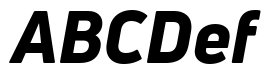 Uni Neue-Trial Heavy Italic