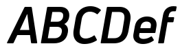 Uni Neue-Trial Bold Italic