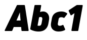 Uni Neue-Trial Black Italic