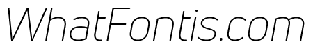 Uni Neue-Trial Light Italic