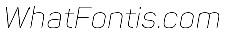 Panton-Trial ExtraLight Italic