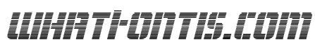 Fortune Soldier Gradient Italic