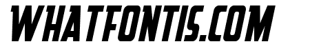 Upper Punch All Caps Italic