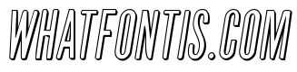 Slasher Film 3D Semi-Italic