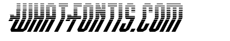 Crossbow Shaft Halftone Italic