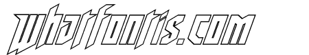 Deathshead Outline Italic