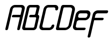 Techfont Italic