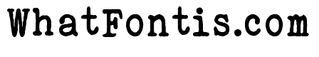 ELEGANT TYPEWRITER Bold