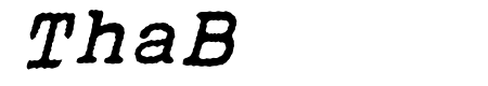 Victoria Typewriter Italic