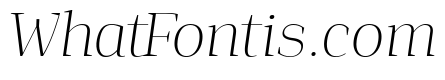 Jaymont PERSONAL Thin Italic
