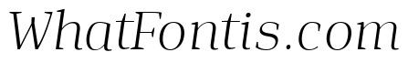 Isle Headline PERSONAL USE Light Italic