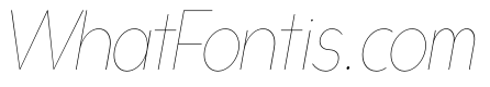 Gonzi Condensed PERSONAL USE Thin Italic