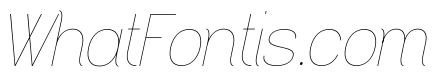 Greback Grotesque PERSONAL Light Italic