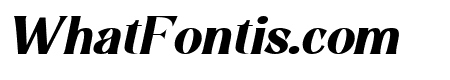 Contingent Serif Bold Slant