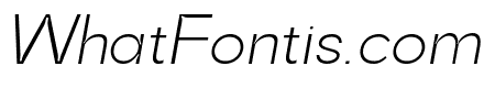 Mai Sans Extra Light Italic