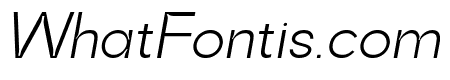 Mai Sans Light Italic