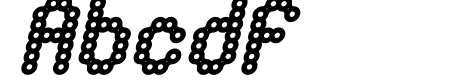 CONNECT THE DOTS Bold Italic