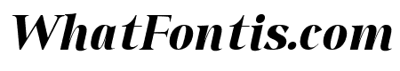 Qia Display Extra Bold Italic