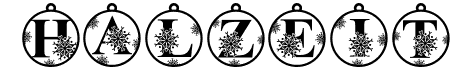 Snowflakes Ball Monogram Reg