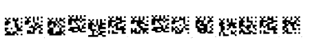 Datamatrix Font