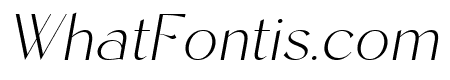 Kegina Thin Italic