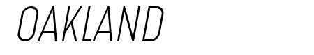 Metroland Thin Italic