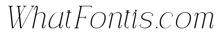 Carlgine Extra Light Italic