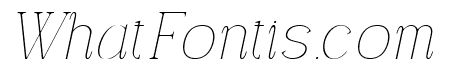 Carlgine Thin Italic