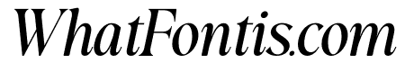 Cherish Today Italic