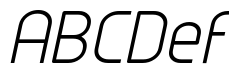 Typo Oval Light Demo Italic