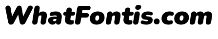 Nunito Heavy Italic