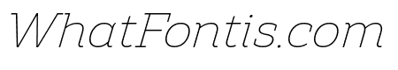 Amazing Slab Trial Extralight Italic