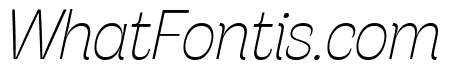 Stinger Trial Thin Italic