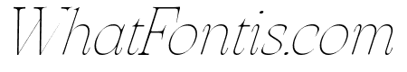 Arsenica Trial Thin Italic