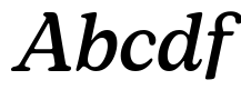 Bogart Trial Medium Italic