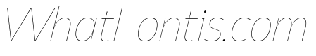 Asgard Trial Thin Italic