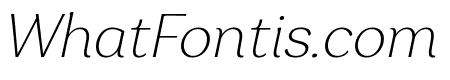 Garbata Trial Extralight Italic