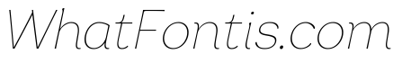 Garbata Trial Thin Italic