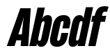 HeadingNow Trial 47 Extrabold Italic