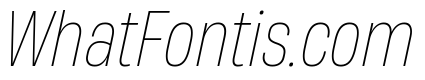 HeadingNow Trial 51 Thin Italic