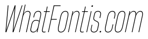 HeadingNow Trial 31 Thin Italic