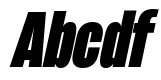 HeadingNow Trial 48 Heavy Italic