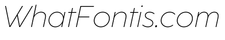 CocoSharp Trial ExtraLight Italic