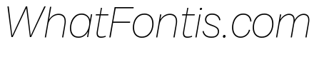 Milligram Trial Thin Italic