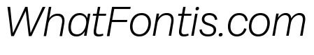 Milligram Trial Light Italic