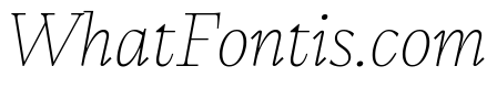 CalvinoTrial Thin Italic